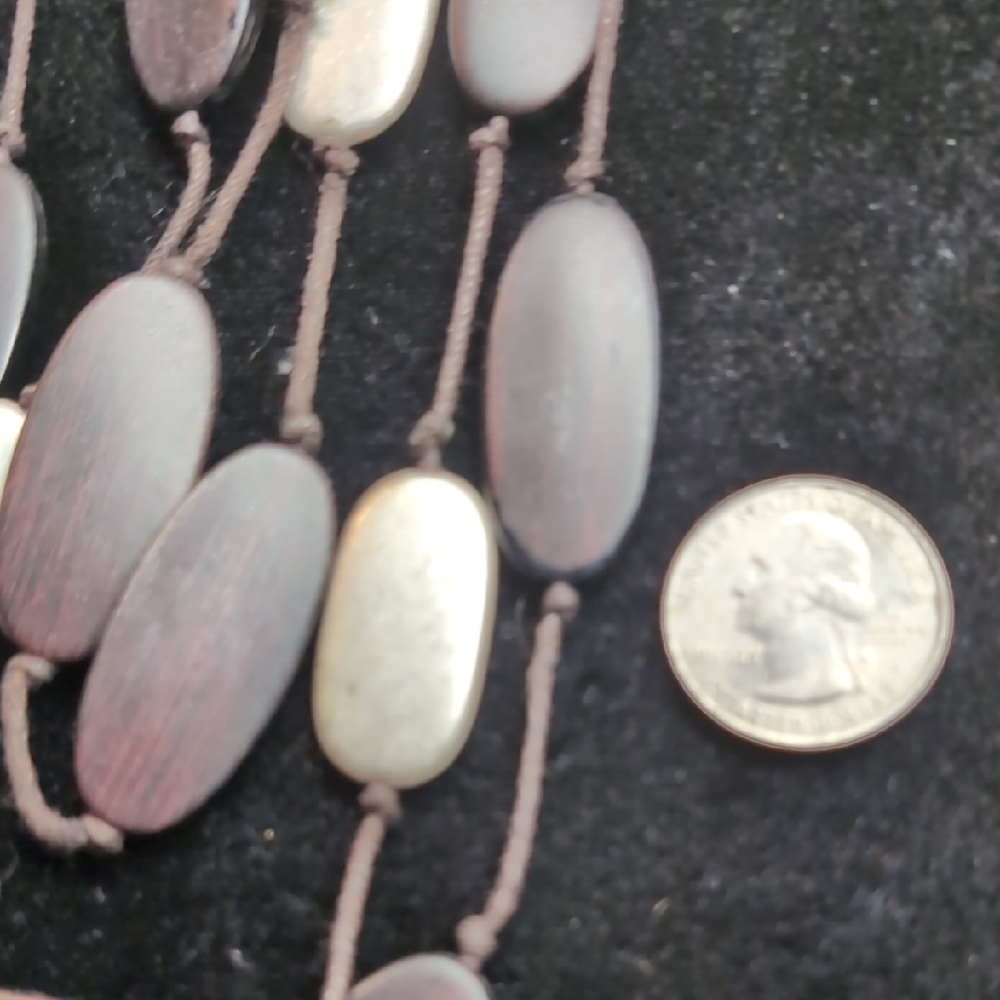 22" Wooden Bead Necklace